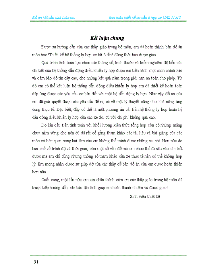 image for page Tính toán thiết kế cơ cấu li hợp xe UAZ 31512