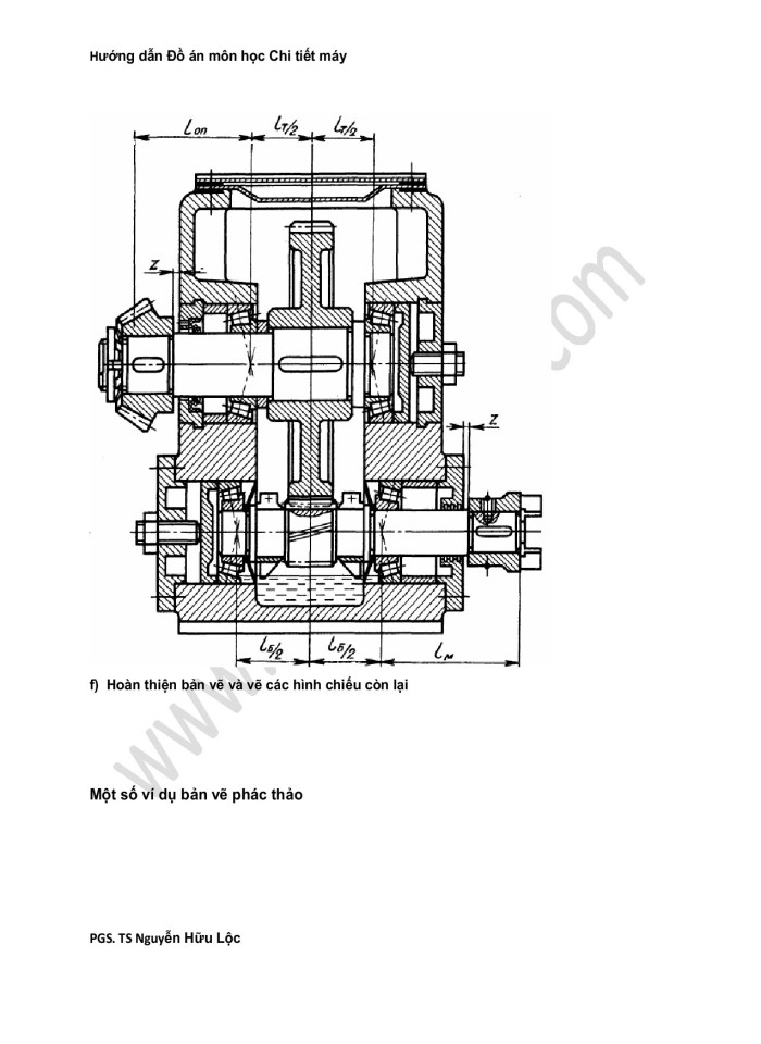 Phát khảo kết cấu hộp giảm tốc độ