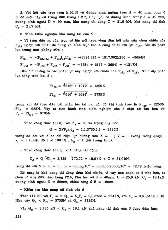 image for page Tính toán hệ dẫn động cơ khí