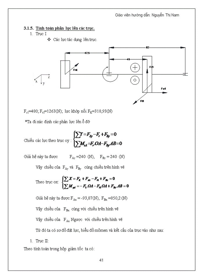image for page Tính toán động học hệ dẫn động cơ khí
