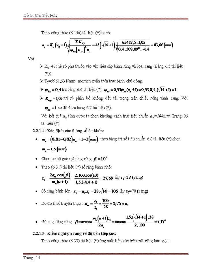 image for page Thiết kế hệ thống dẫn động thùng trộn