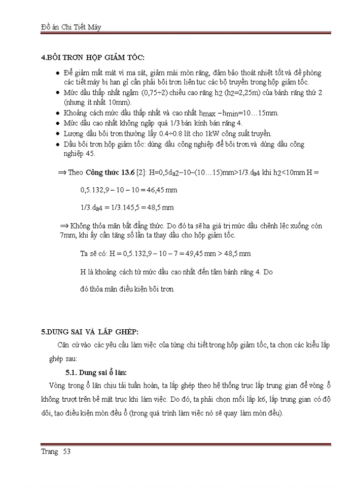 image for page Thiết kế hệ thống dẫn động thùng trộn