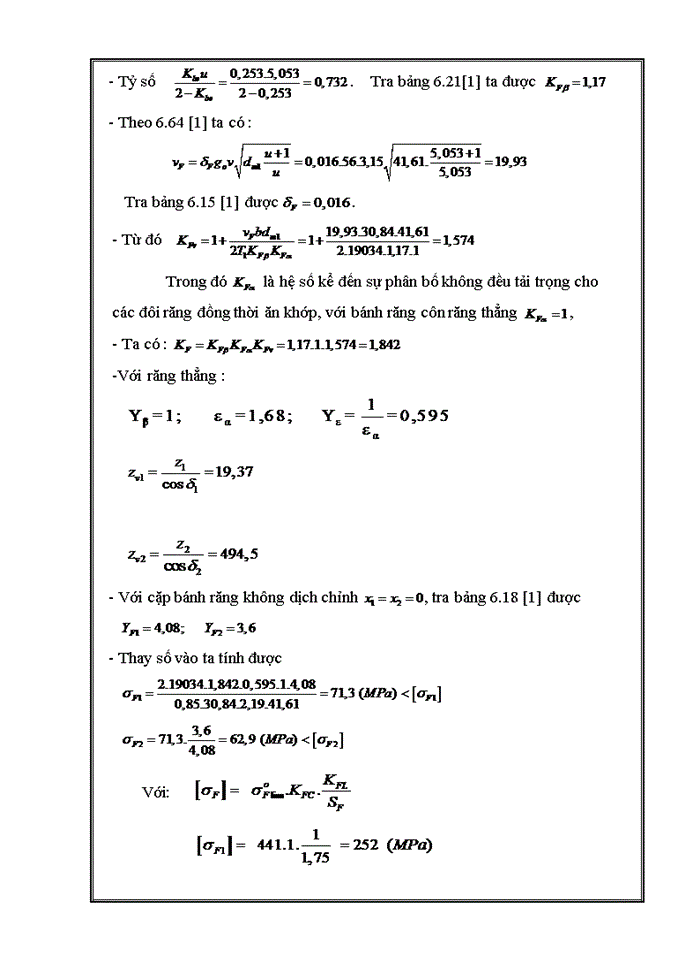 image for page Tính toán động học hệ dẫn động cơ khí