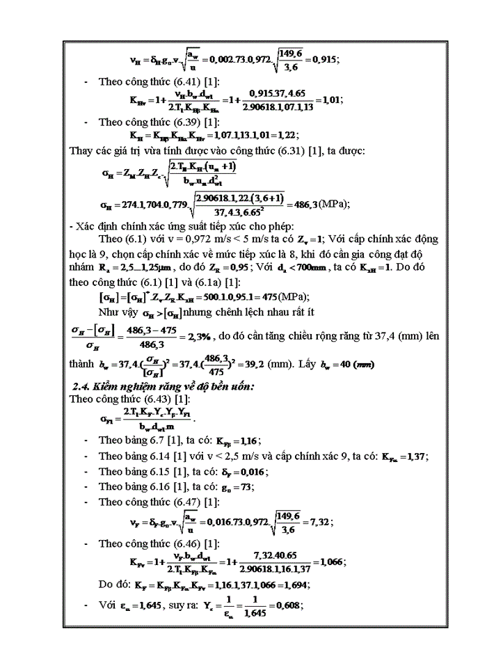 image for page Tính toán động học hệ dẫn động cơ khí