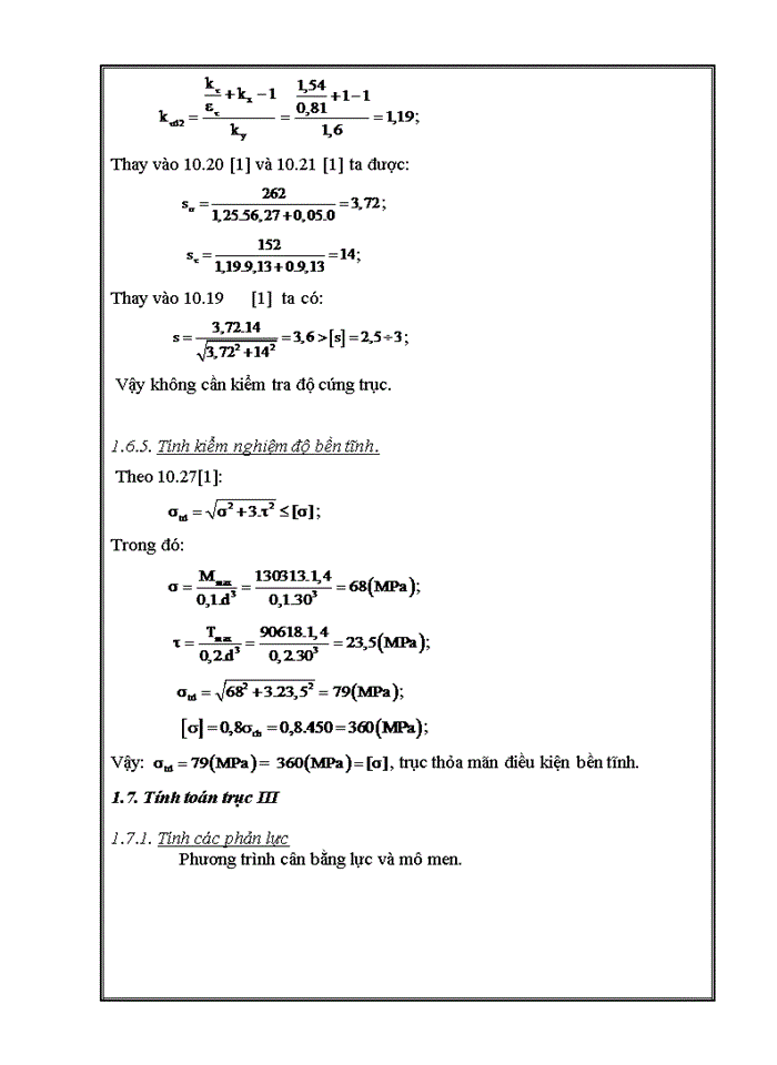 image for page Tính toán động học hệ dẫn động cơ khí