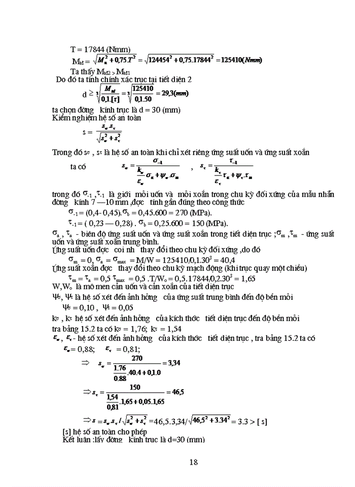 image for page Tính toán thiết kế hệ dẫn động cơ khí