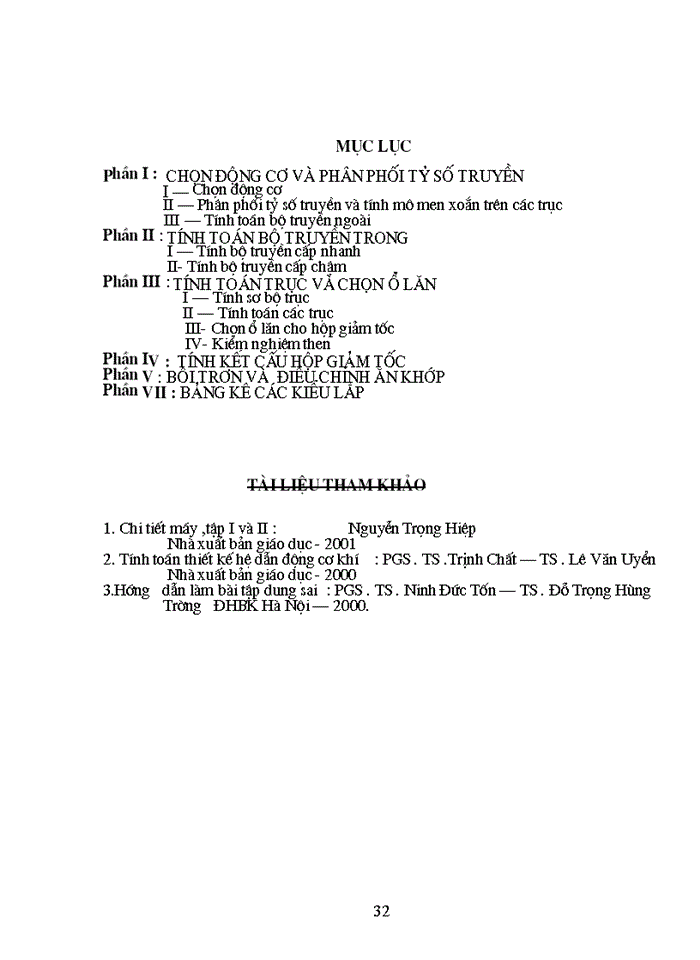 image for page Tính toán thiết kế hệ dẫn động cơ khí