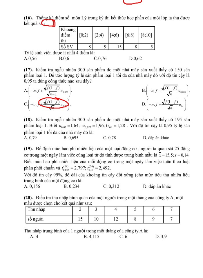 Ước lượng tham số