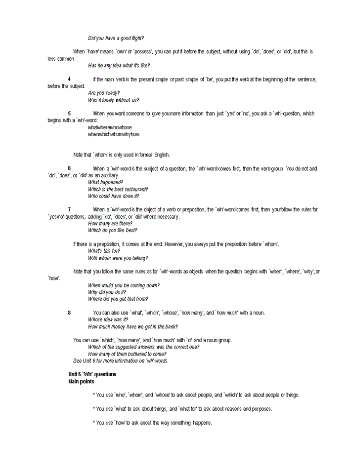 image for page Clause and sentence structure Main points