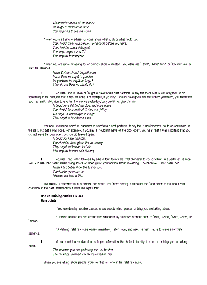 image for page Clause and sentence structure Main points