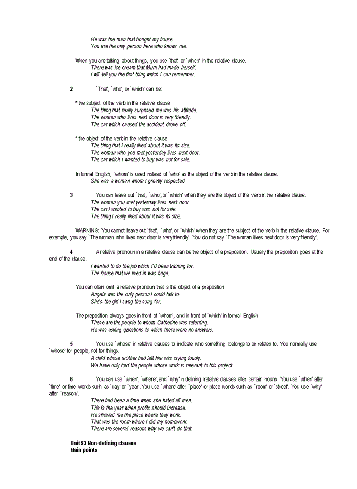 image for page Clause and sentence structure Main points
