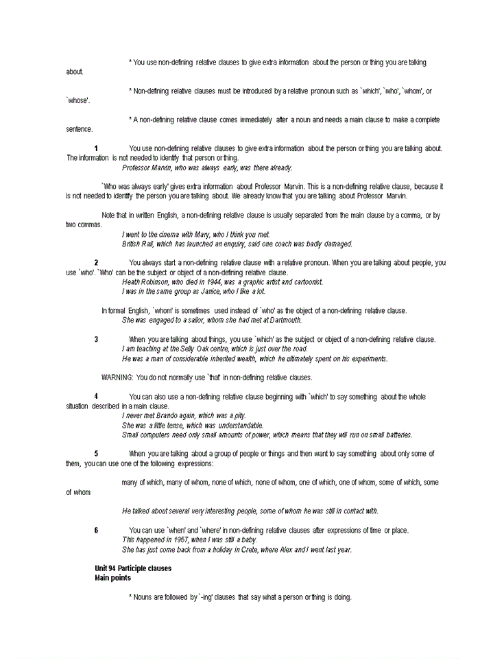 image for page Clause and sentence structure Main points