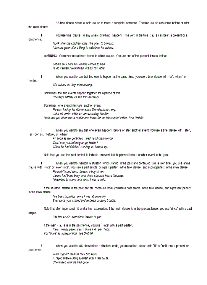 image for page Clause and sentence structure Main points