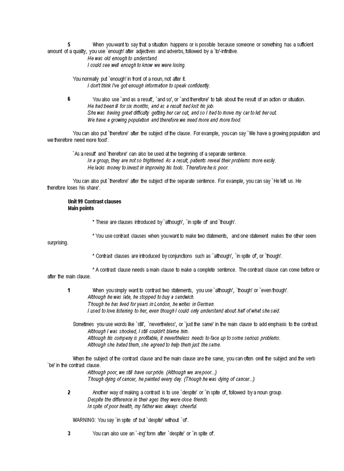 image for page Clause and sentence structure Main points