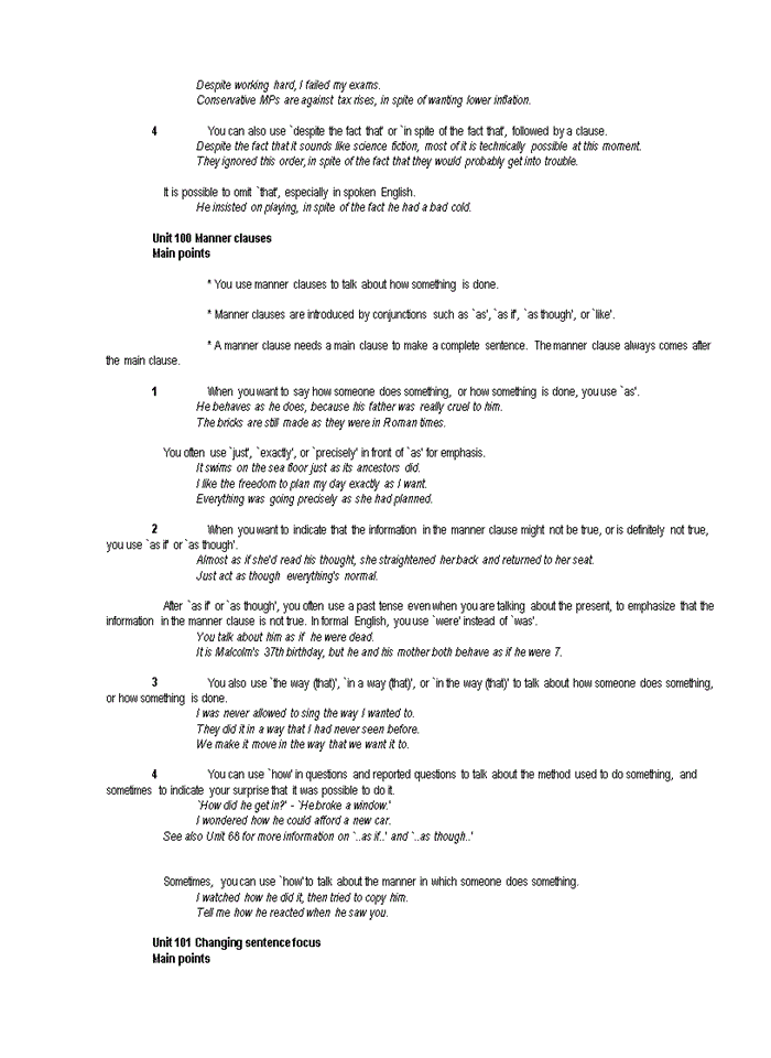 image for page Clause and sentence structure Main points