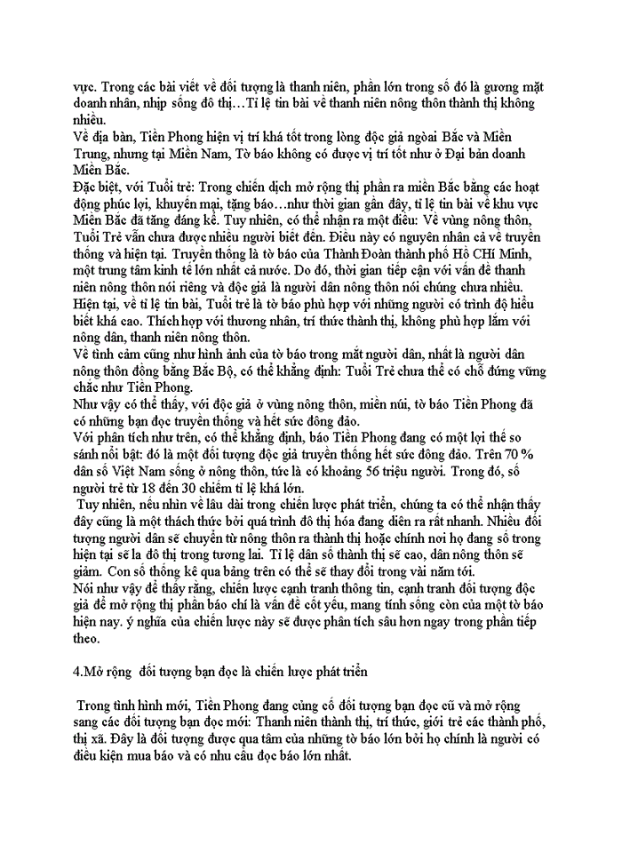 image for page Phát triển website báo tiền phong điện tử trên cơ sở nghiên cứu, khảo sát đối tượng bạn đọc