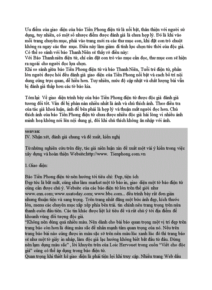 image for page Phát triển website báo tiền phong điện tử trên cơ sở nghiên cứu, khảo sát đối tượng bạn đọc