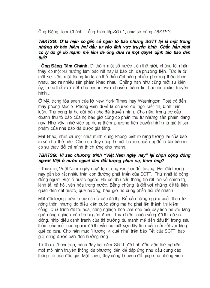 image for page Internet: Xu hướng phát triển của báo chí