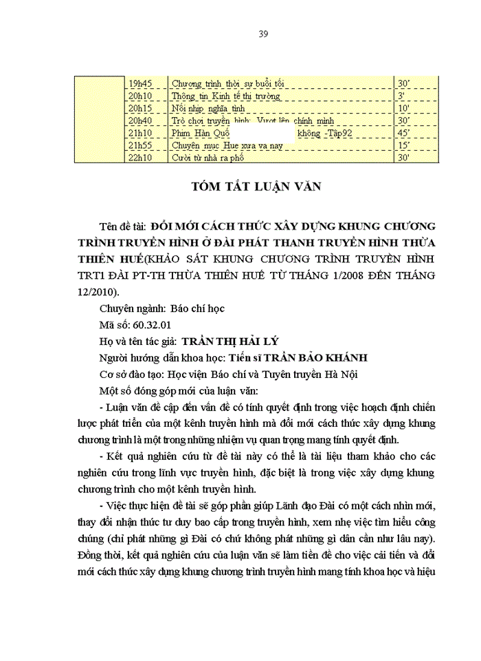 image for page Đổi mới cách thức xây dựng khung chương trình truyền hình ở Đài Phát thanh Truyền hình Thừa Thiên Huế
