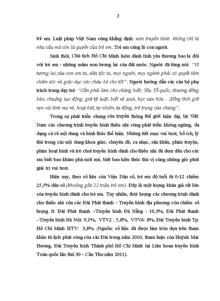 image for page Xây dựng khung chương trình kênh truyền hình dành cho trẻ em Việt Nam