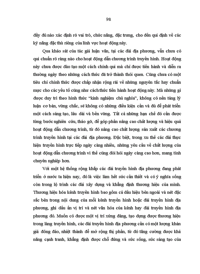 image for page Hoạt động dẫn chương trình truyền hình của Đài PT – TH địa phương