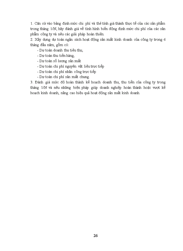 image for page Bài thực hành kế toán quản trị - tại công ty cổ phần covico – sx 102