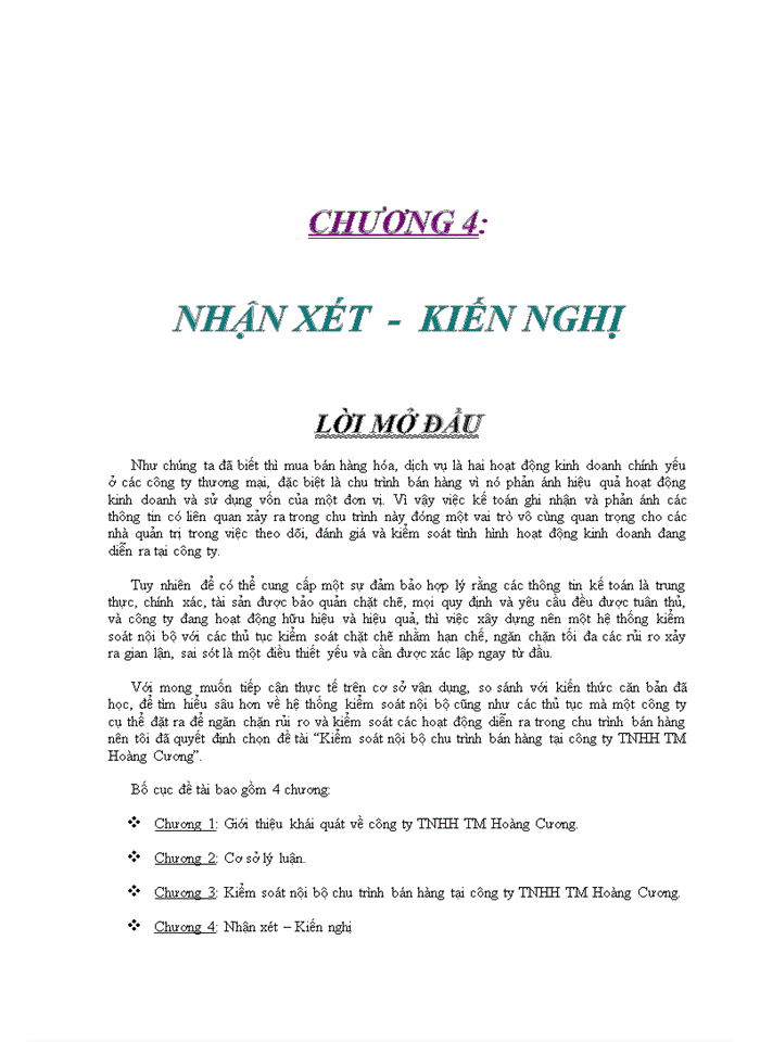 image for page Kiểm soát nội bộ chu trình bán hàng tại công ty TNHH TM Hoàng Cương