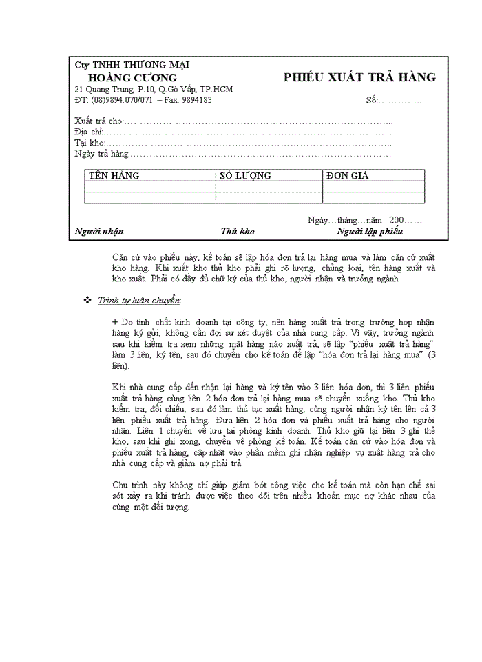 image for page Kiểm soát nội bộ chu trình bán hàng tại công ty TNHH TM Hoàng Cương