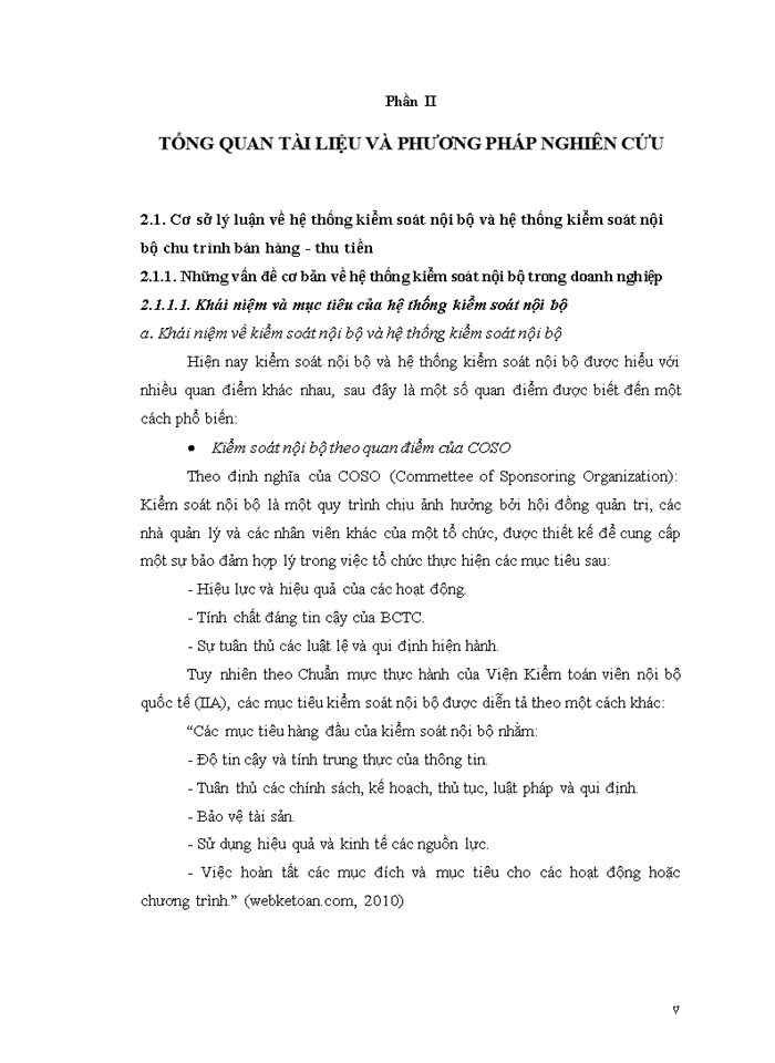 image for page Tìm hiểu hệ thống kiểm soát nội bộ chu trình bán hàng - thu tiền tại công ty TNHH đầu tư phát triển Vân Long