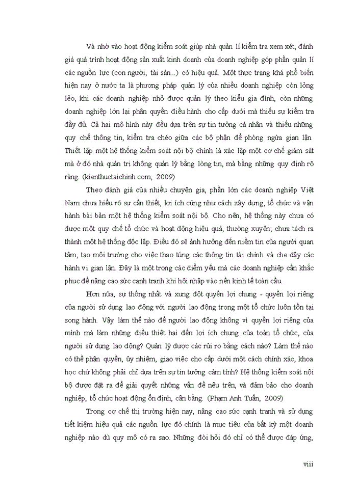 image for page Tìm hiểu hệ thống kiểm soát nội bộ chu trình bán hàng - thu tiền tại công ty TNHH đầu tư phát triển Vân Long
