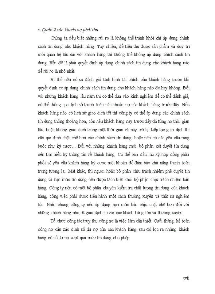image for page Tìm hiểu hệ thống kiểm soát nội bộ chu trình bán hàng - thu tiền tại công ty TNHH đầu tư phát triển Vân Long
