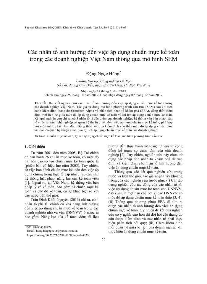 image for page Nhân tố ảnh hưởng đến chuẩn mực kinh tế