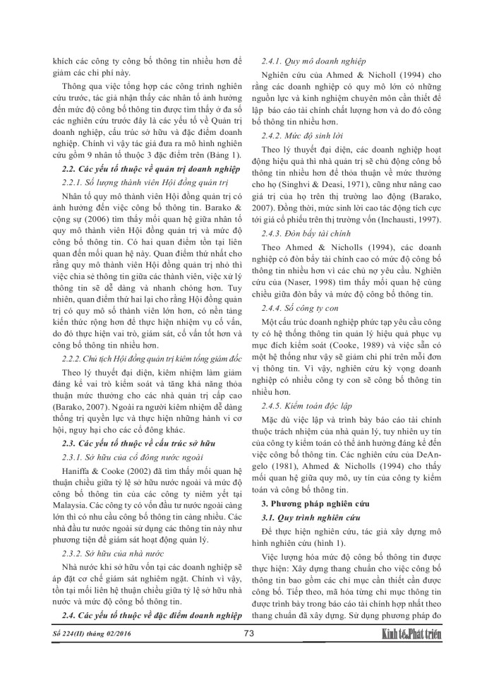 image for page Các nhân tố ảnh hưởng đến mực độ công bố thông tin kế toán của các doanh nghiệp