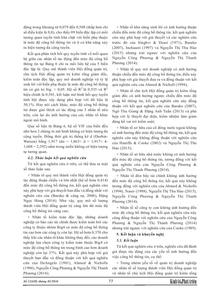 image for page Các nhân tố ảnh hưởng đến mực độ công bố thông tin kế toán của các doanh nghiệp