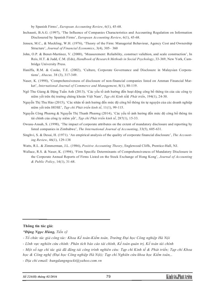 image for page Các nhân tố ảnh hưởng đến mực độ công bố thông tin kế toán của các doanh nghiệp