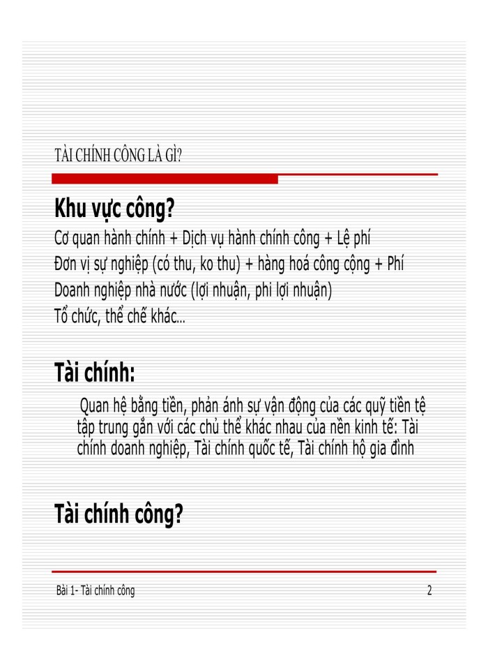 image for page Tài chính công