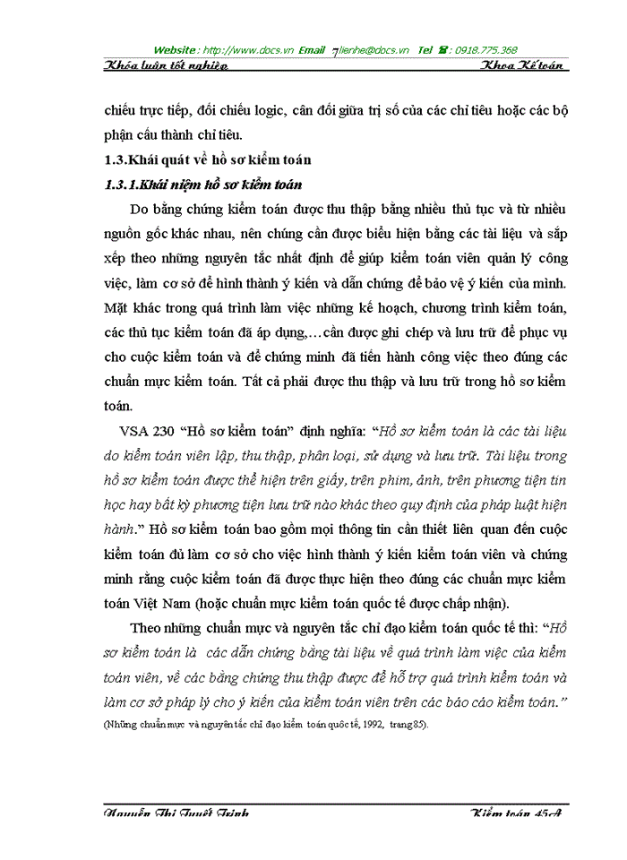 image for page Hoàn thiện tổ chức hồ sơ kiểm toán trong kiểm toán báo cáo tài chính tại Công ty Dịch vụ Tư vấn Tài chính Kế toán và Kiểm toán