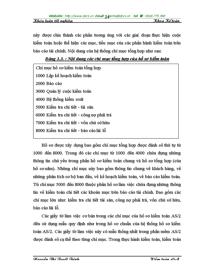 image for page Hoàn thiện tổ chức hồ sơ kiểm toán trong kiểm toán báo cáo tài chính tại Công ty Dịch vụ Tư vấn Tài chính Kế toán và Kiểm toán