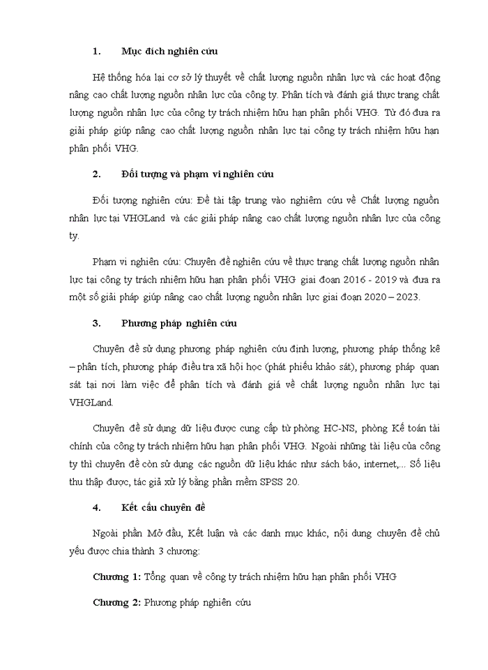 image for page Nâng cao chất lượng nguồn nhân lực tại công ty trách nhiệm hữu hạn phân phối VHG