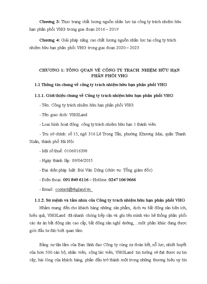 image for page Nâng cao chất lượng nguồn nhân lực tại công ty trách nhiệm hữu hạn phân phối VHG