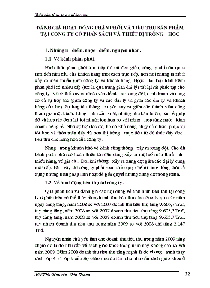 image for page Phân phối và tiêu thụ sản phẩm của công ty cổ phần sách và thiết bị trường học hà nội