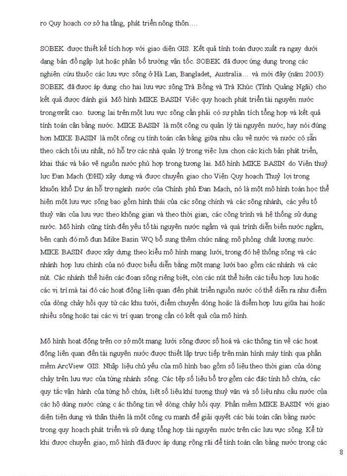 image for page Nghiên cứu áp dụng mô hình toán mike 11 tính toán chất lượng nước sông đồng nai