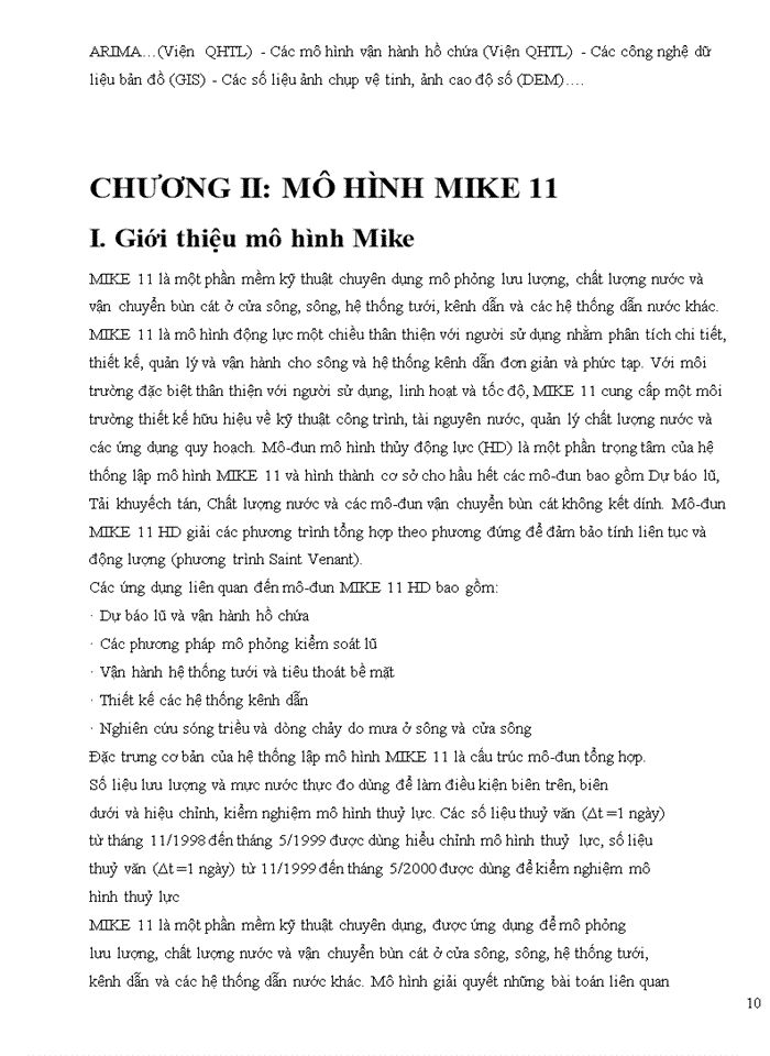 image for page Nghiên cứu áp dụng mô hình toán mike 11 tính toán chất lượng nước sông đồng nai