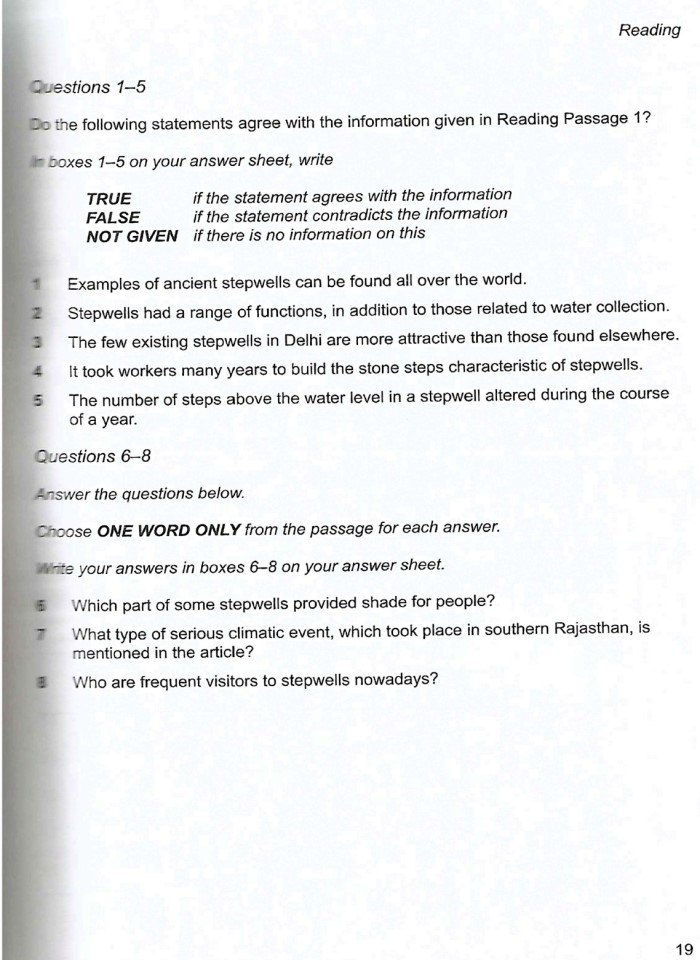 image for page Reading passage 1