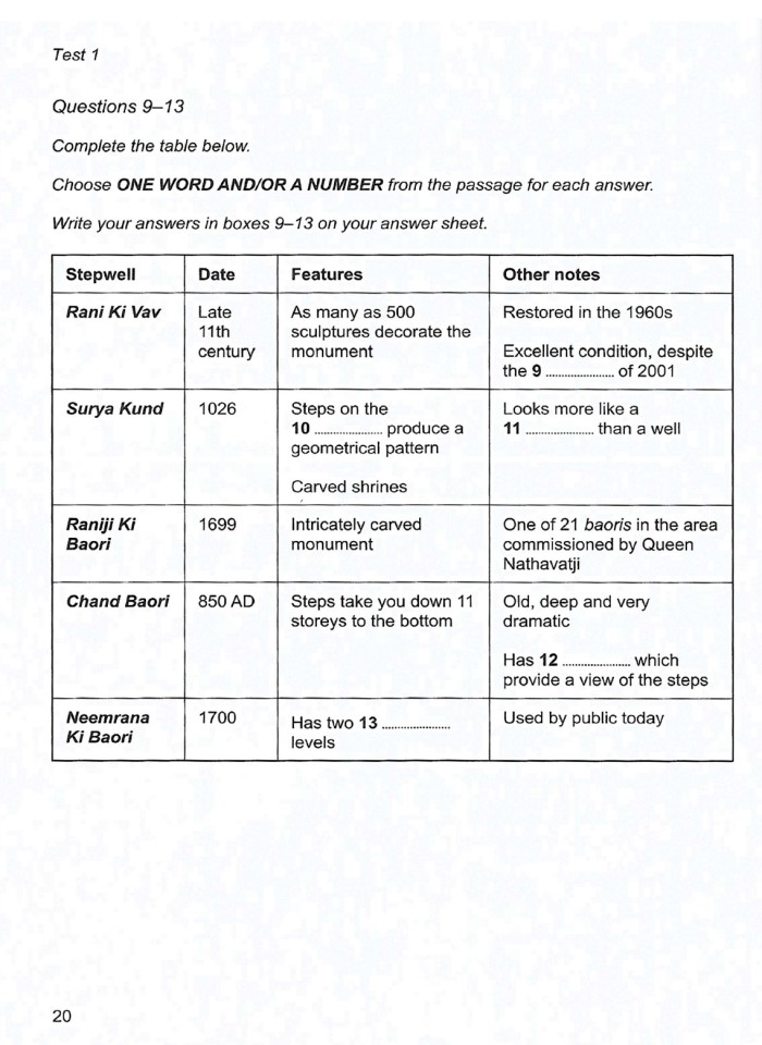 image for page Reading passage 1
