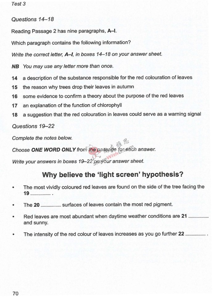 image for page Reading passage 1