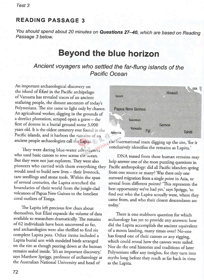 image for page Reading passage 1