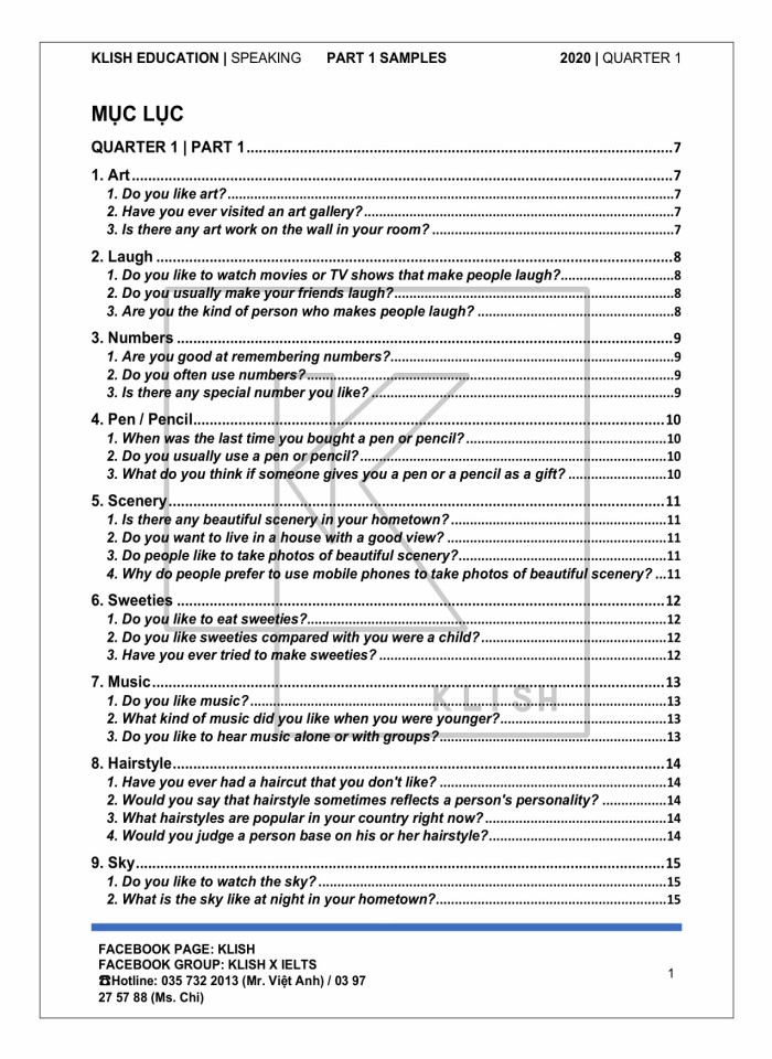 image for page Klish speaking past 1