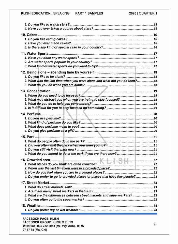 image for page Klish speaking past 1