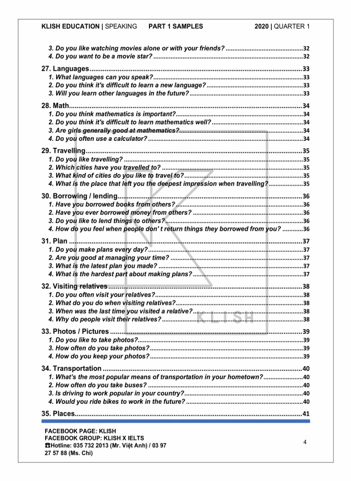 image for page Klish speaking past 1